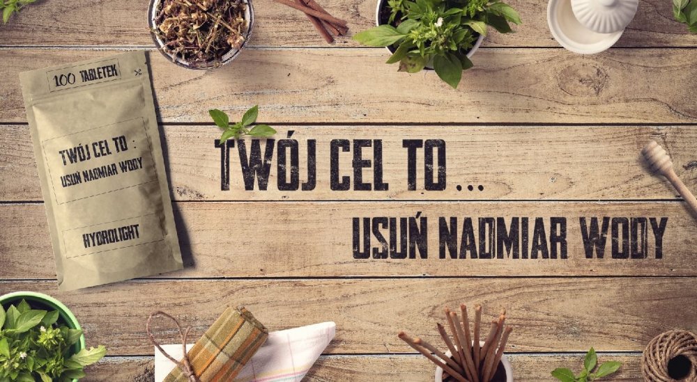 Hydrolight Twój Cel Usuń Nadmiar Wody